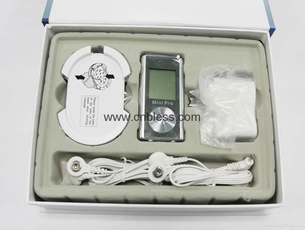 Two Ports Chargeable Electronic Muscle Stimulator/Tens Unit 2