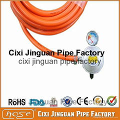 Cixi Jinguan Orange LPG Gas Hose and LPG Regulator