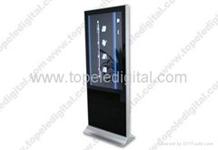 46inch shopping center free stand LCD digital signage