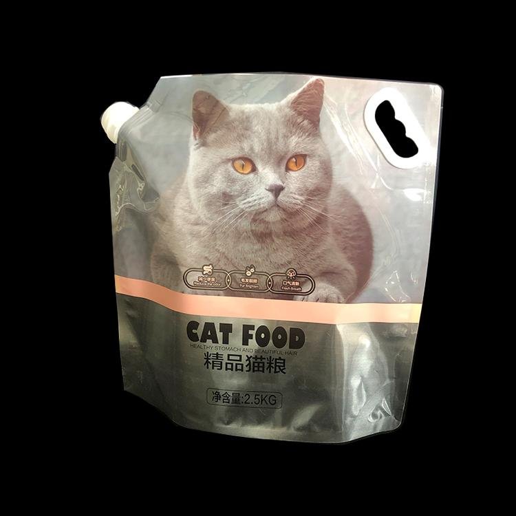 八边封狗粮猫粮袋宠物食品包装袋印刷冻干零食自立自封拉链铝箔袋 2