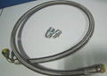 teflon hose stainless steel braided