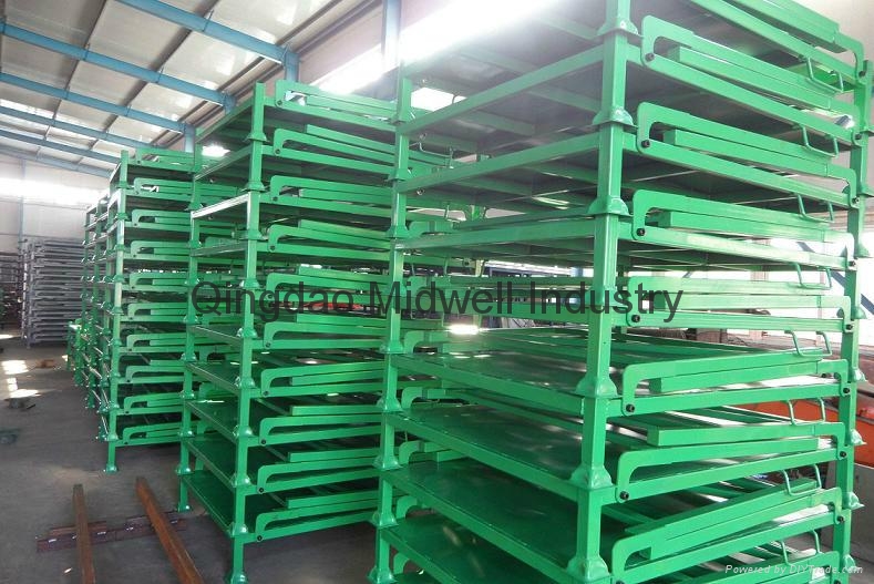 Foldable Tire Stacking Racks 4