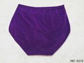 Middle Waist Women Panties Pure Color Cotton Underwear 3