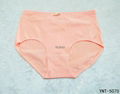 Middle Waist Women Panties Pure Color Cotton Underwear 4