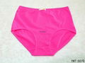 Middle Waist Women Panties Pure Color Cotton Underwear 5