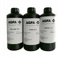 Belgium Agfa UV Curable Ink  for uv roll to roll flatbed printers