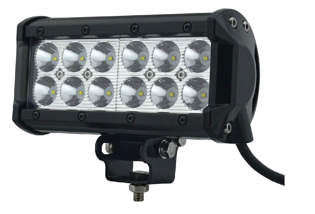 7" 36W CREE Double Rows Light Bar