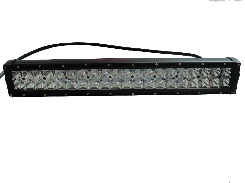 20" Cree Off Road Light Bar Dual Row Spot Flood Combo Beam 2