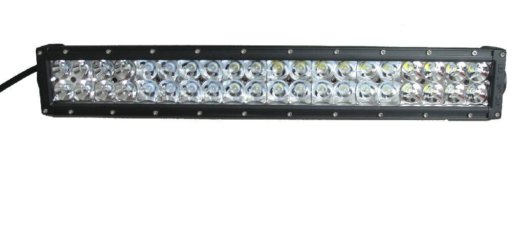 20" Cree Off Road Light Bar Dual Row Spot Flood Combo Beam 4