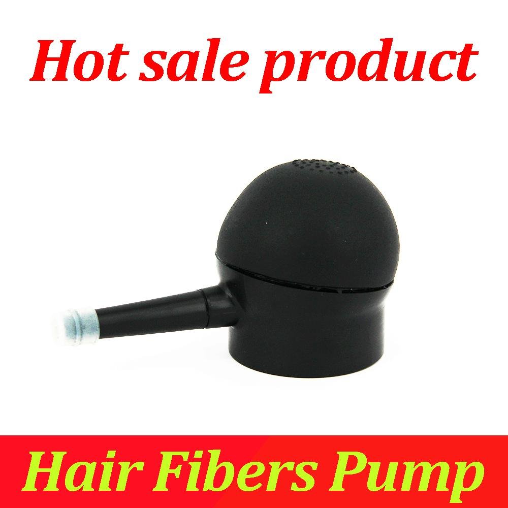 Hot sale products hair building fibers powder for thinning hair applicator pumps 2