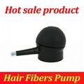 Hot sale products hair building fibers powder for thinning hair applicator pumps 2