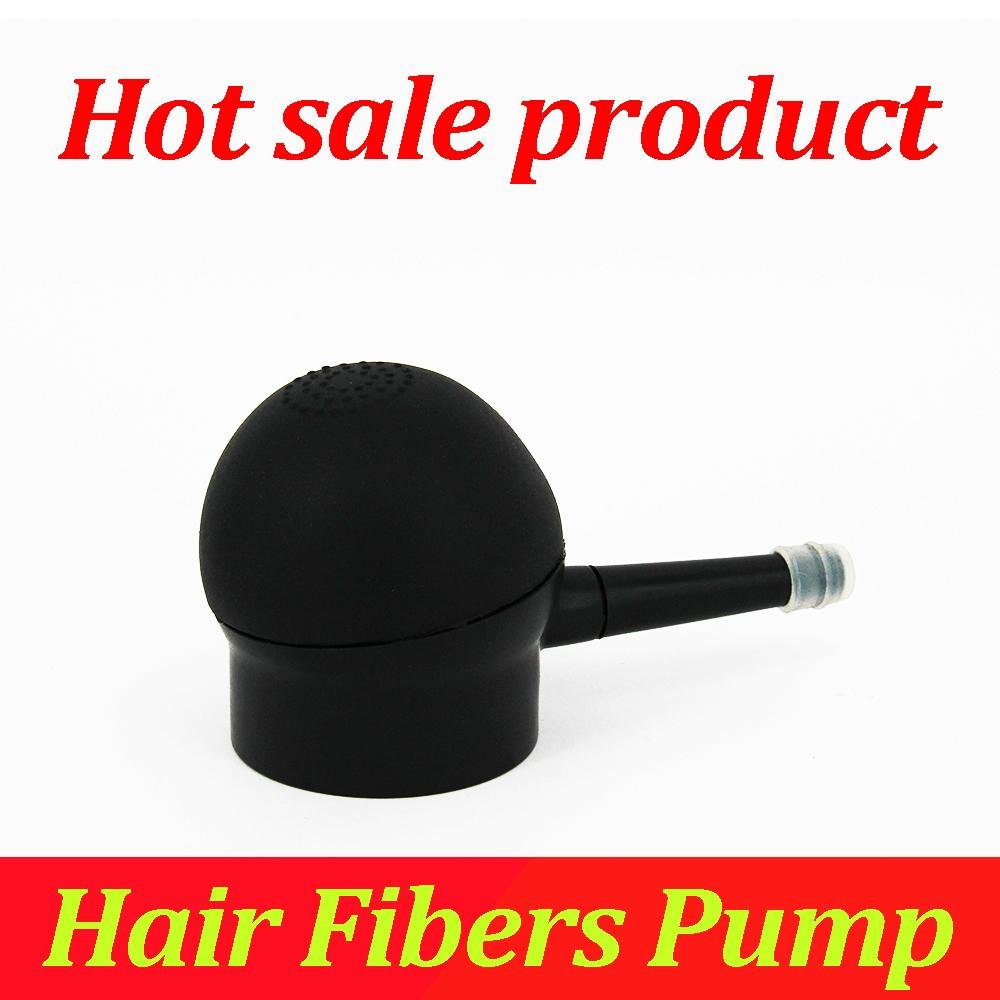 Hot sale products hair building fibers powder for thinning hair applicator pumps 3