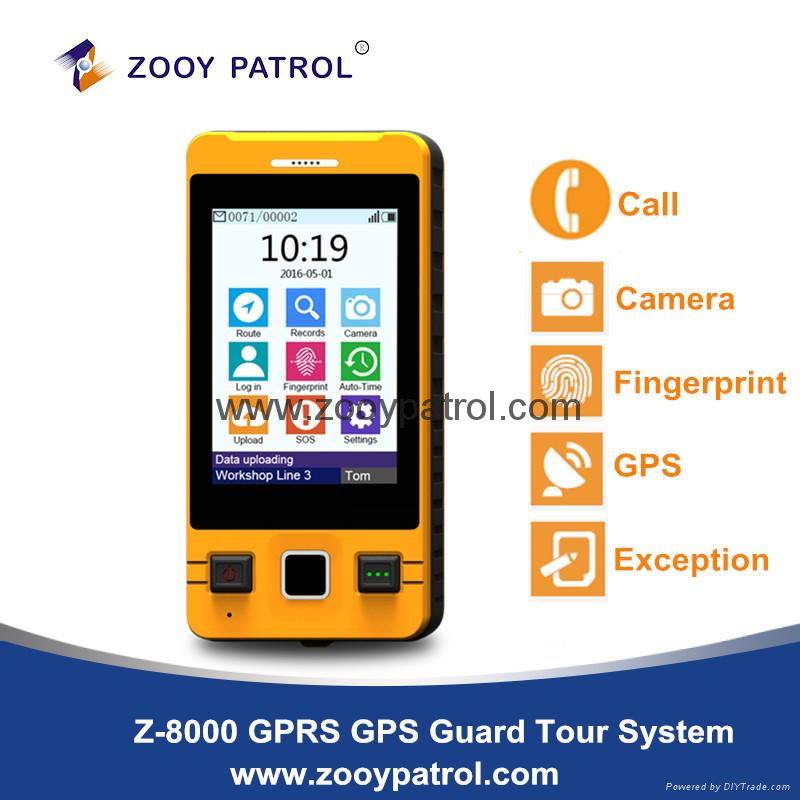 Z-8000 Voice Talking GPS Fingerprint Guard Patrol System