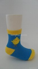 Polyester socks for children