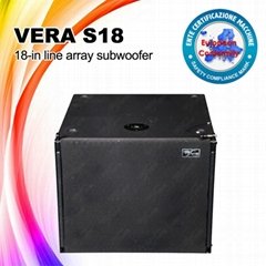 Vera S18 Line Array 18inch Subwoofer Speaker Box Design