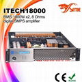 2 Channels 1800W Each I-Tech18000 Class HD DJ Power Amplifier Price From China 1