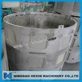 Heat treatment stackable basket furnace