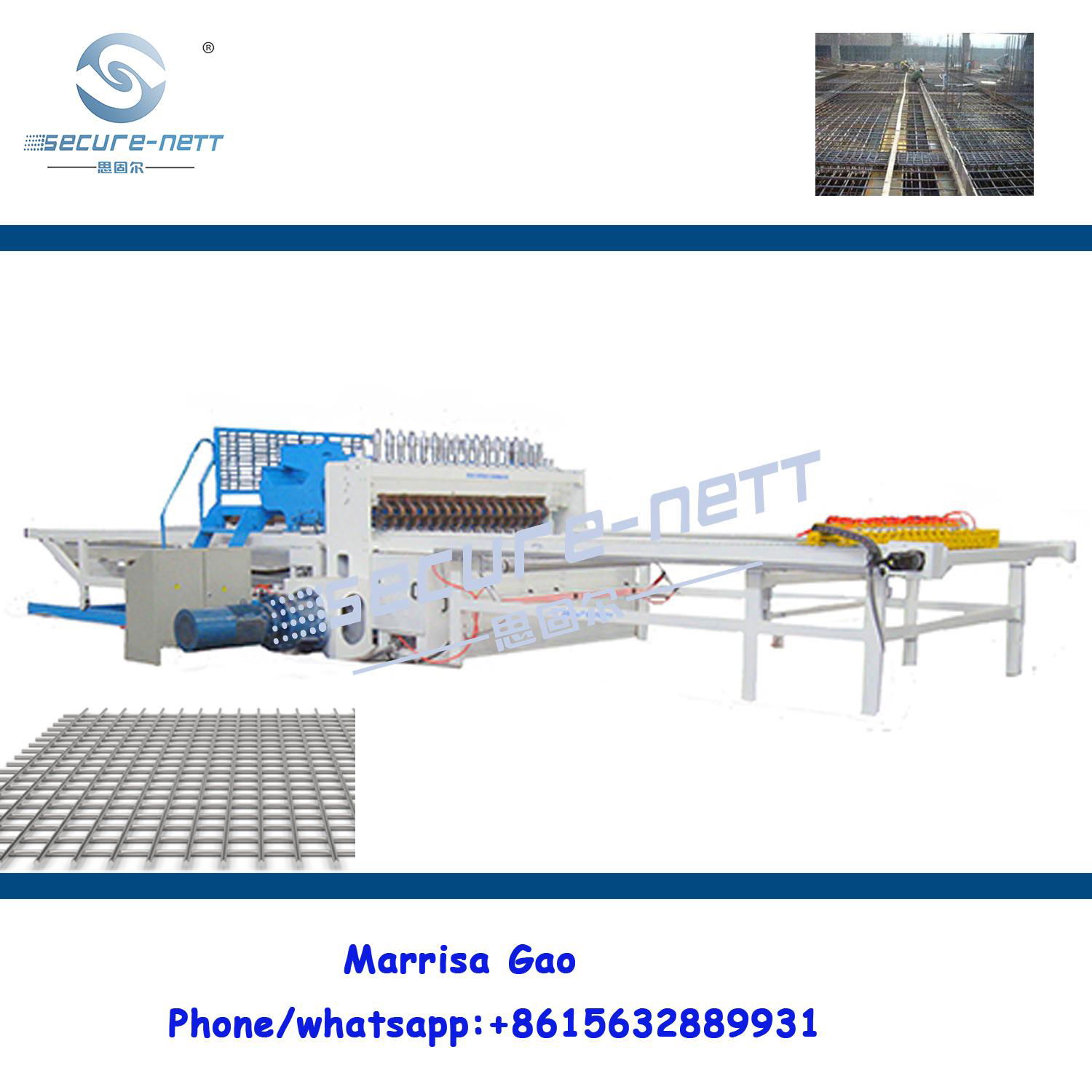 Automatic reinforcing mesh welding machine