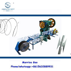 Razor blade wire machine