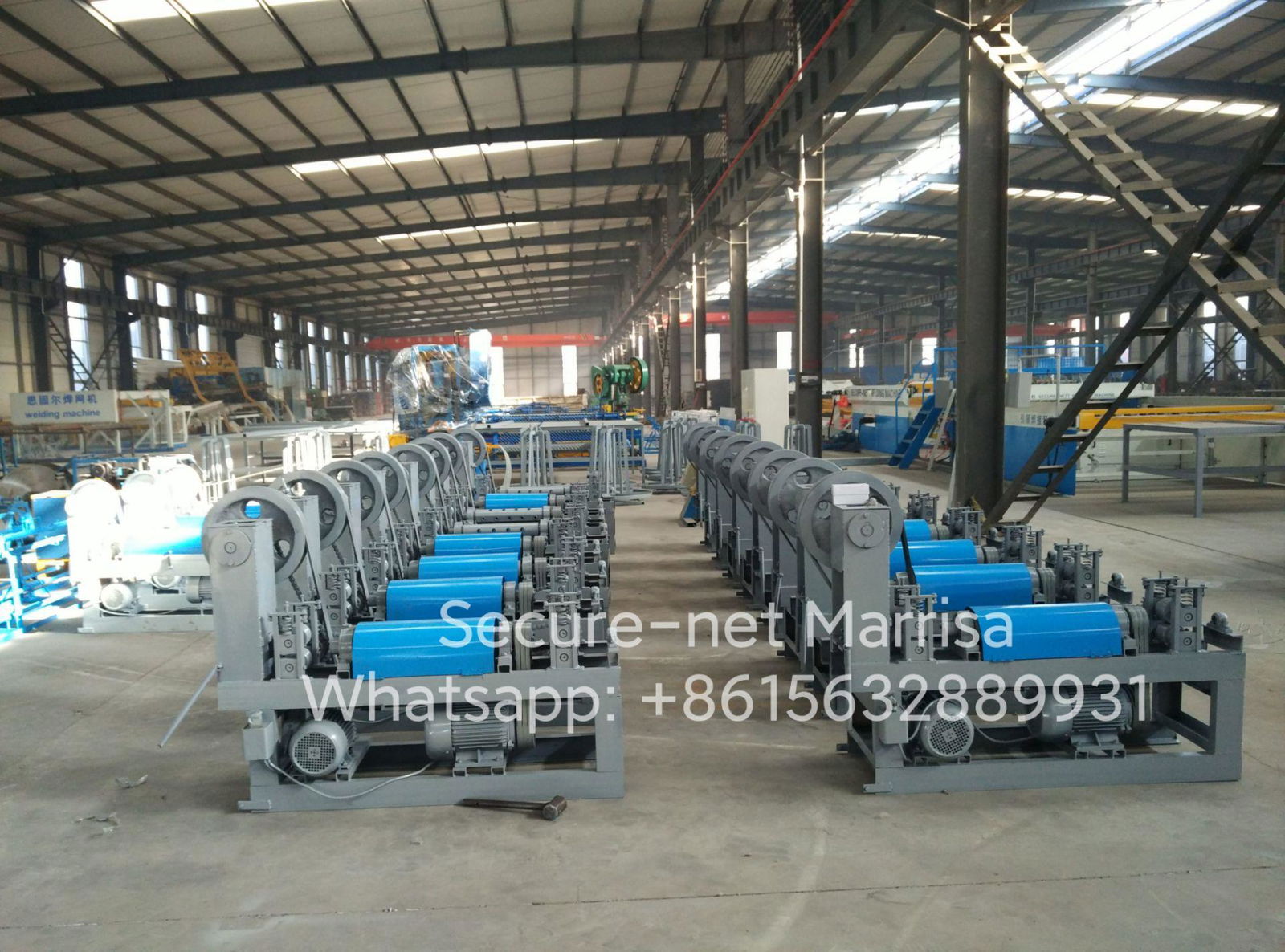 Automatic welded panel fence line 4