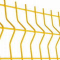 Automatic welded panel fence line