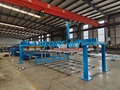 Automatic welded panel fence line
