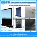 Excellent quality 3D Metal fiberglass projection screen fabric 1