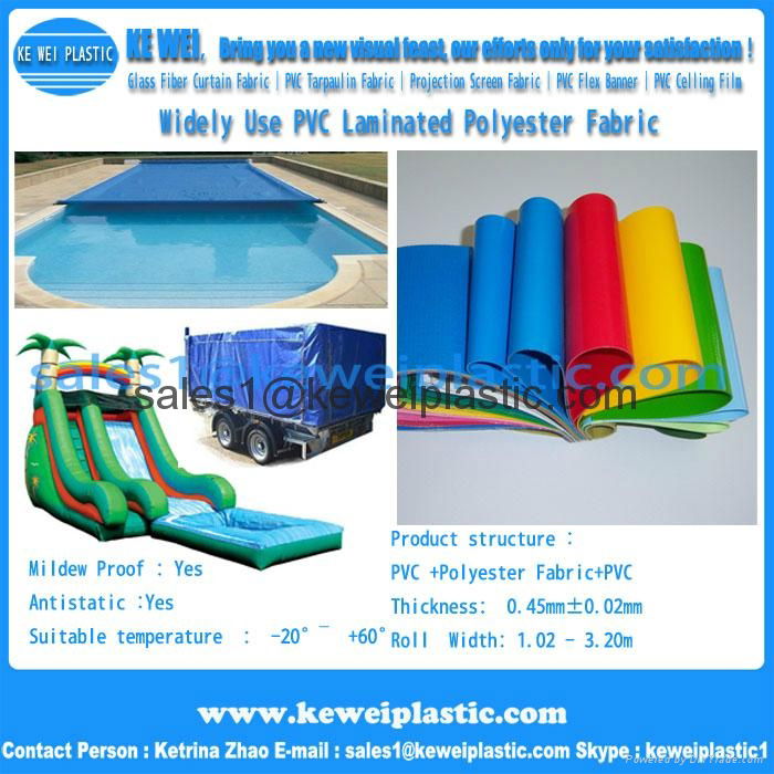 Polyester Coated PVC as Truck Cover Tarpaulin