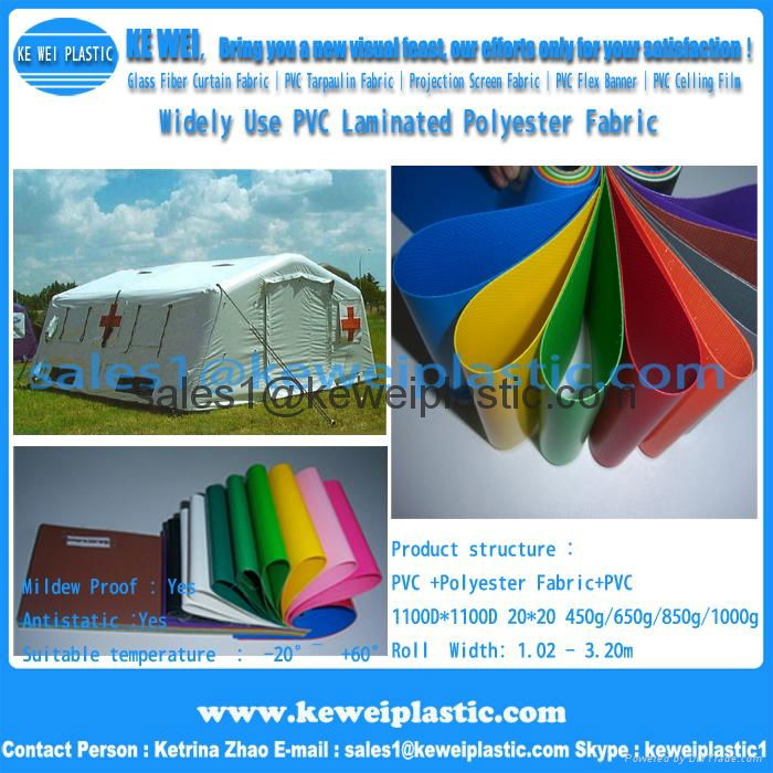 PVC Tarpaulin Fabric For Tent 4