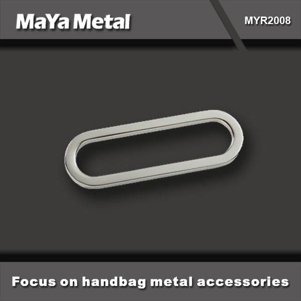 Luxury bag OVAl ring with PVD plating MaYa Metal 4