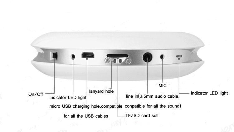 Mini Bluetooth Speaker,black&white 2