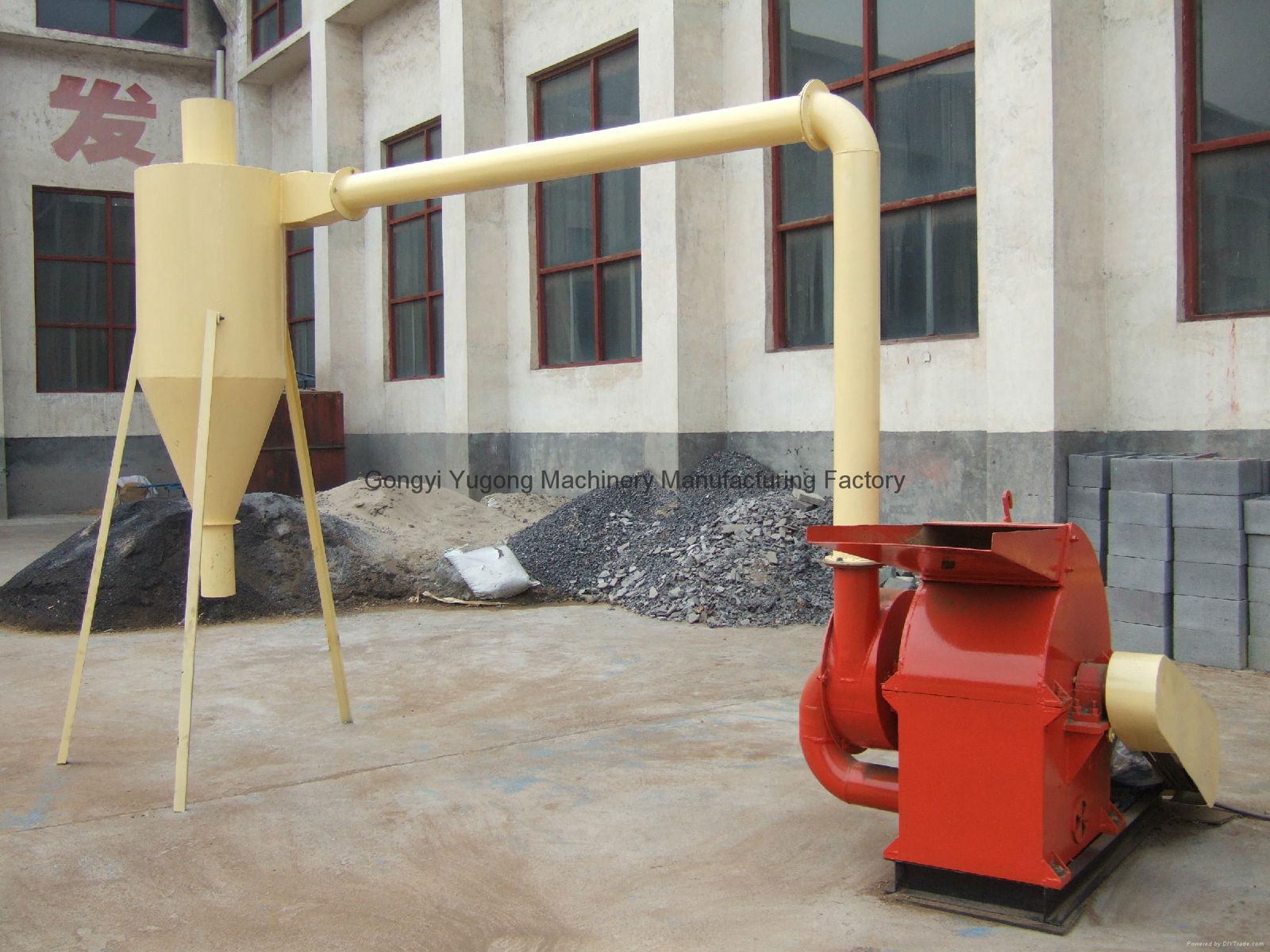 Yugong wood chips hammer crusher,biomass hammer crusher 4