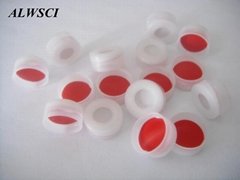 Snap Caps 11mm Open Top       Assembled PTFE Silicone Septa & Caps For SNAP vial