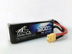 Leopard Power Lipo Battery 1800mah-4S-75C for FPV, mini quad, mini drone