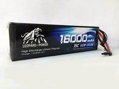 High rate Leopard Power lipo battery for UAV Drone multicopter 16000mah-6S-15C