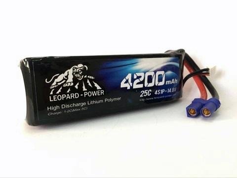 Leopard Power lipo battery for RC model, rc heli, rc aircraft  4200mah-4S-25C
