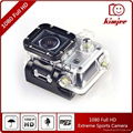 H.264 full hd wide angle underwater 30m waterproof wifi sports camera 