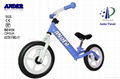 No pedal Pink color Steel children bicycle Kid balance bike Kid balance bicycle 