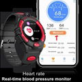 4G Round Screen Senior Healthcare GPS Watch Tracker with Fall Down Detetion D48