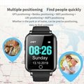 Fall Alarm 850mAh Smart Gift Watches Elderly GPS Tracker with Blood Pressure  3