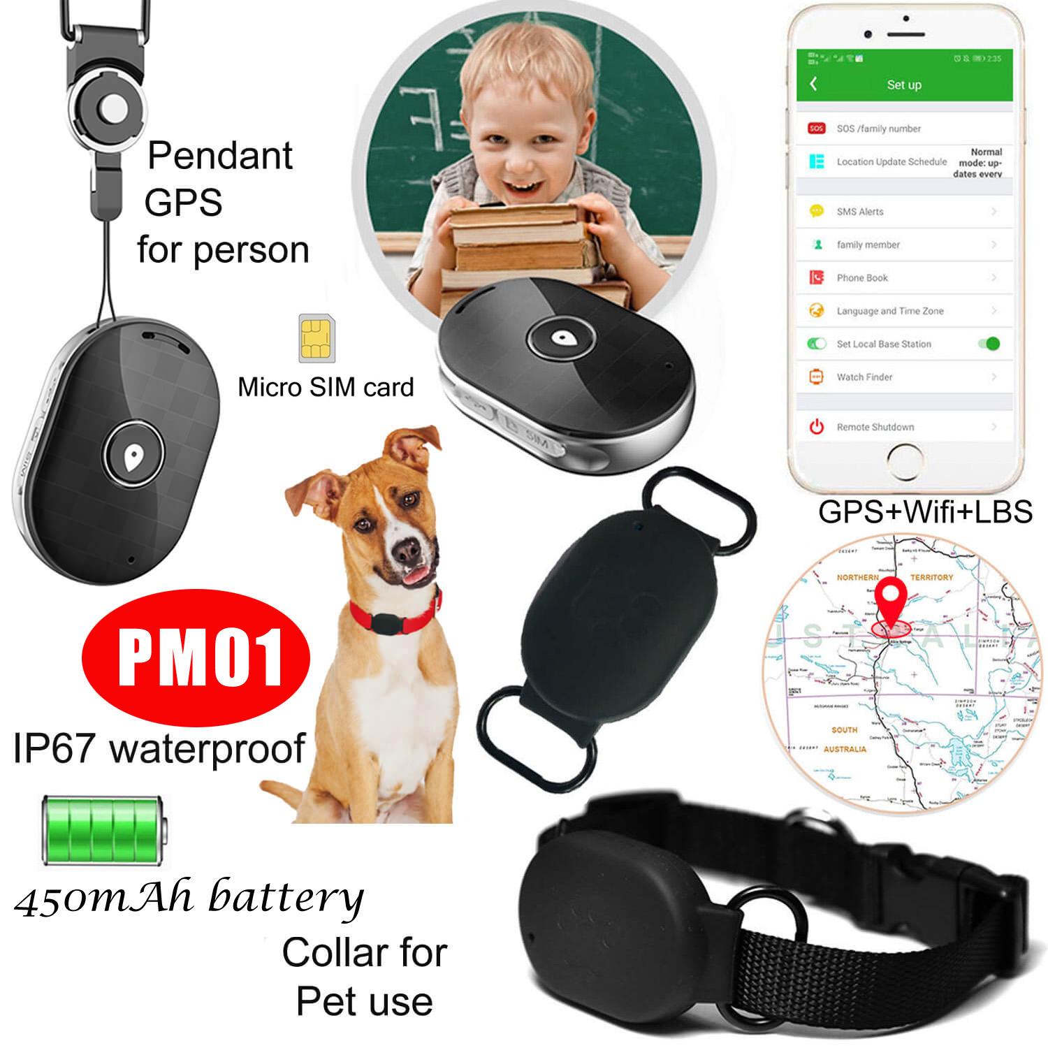 Tiny Dog Cat Puppy Waterproof IP67 Mini Personal Pet Tracking Smart GPS