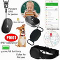 Tiny Dog Cat Puppy Waterproof IP67 Mini Personal Pet Tracking Smart GPS Tracker