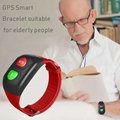 IP67 Waterproof Senior Healthcare GPS Bracelet Tracker with Blood Pressure 2