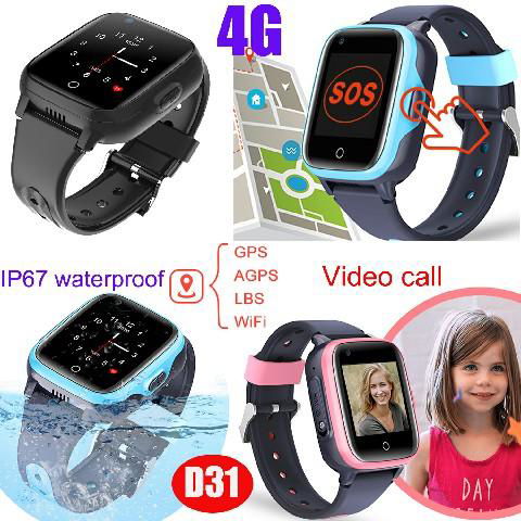 4G Children GPS Gift Watches Tracking with Global Video Call