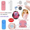 Button Size Mini Hiden School Bag GPS Tracker with One Weeks Working Time 1