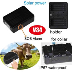 Long Working Hours 9000mAh Vehicle GPS Tracker with Waterproof IP67 