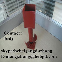 concrete forming accessories 4 x 4 screw Jack-post shore