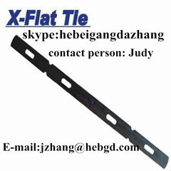 standard x flat ties for steel plywood form system