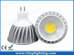 GU10 MR16 COB 5w LED spotlight