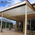 pergola opening roof louver with rain sensor 2